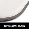 GORILLA GRIP Slip Resistant Chair Cushions, No Ties Required, Memory Foam Pads for Dining Room, Kitchen Table, Office, Rocking Chairs, Plush Seat Cover Cushion Pad, Home Decor, Set of 2 16×16, Lt Gray(Latte)