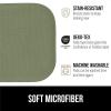 GORILLA GRIP Slip Resistant Chair Cushions, No Ties Required, Memory Foam Pads for Dining Room, Kitchen Table, Office, Rocking Chairs, Plush Seat Cover Cushion Pad, Home Decor, Set of 2 16×16, Lt Gray(Sage)