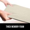 GORILLA GRIP Slip Resistant Chair Cushions, No Ties Required, Memory Foam Pads for Dining Room, Kitchen Table, Office, Rocking Chairs, Plush Seat Cover Cushion Pad, Home Decor, Set of 2 16×16, Lt Gray(Cream)