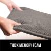 GORILLA GRIP Slip Resistant Chair Cushions, No Ties Required, Memory Foam Pads for Dining Room, Kitchen Table, Office, Rocking Chairs, Plush Seat Cover Cushion Pad, Home Decor, Set of 2 16×16, Lt Gray(Latte)