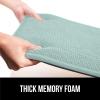 GORILLA GRIP Slip Resistant Chair Cushions, No Ties Required, Memory Foam Pads for Dining Room, Kitchen Table, Office, Rocking Chairs, Plush Seat Cover Cushion Pad, Home Decor, Set of 2 16×16, Lt Gray(Sea Blue)