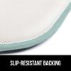 GORILLA GRIP Slip Resistant Chair Cushions, No Ties Required, Memory Foam Pads for Dining Room, Kitchen Table, Office, Rocking Chairs, Plush Seat Cover Cushion Pad, Home Decor, Set of 2 16×16, Lt Gray(Sea Blue)