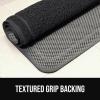 GORILLA GRIP Exfoliating Bath and Shower Mat, Textured Backing, Soft Loofah-Style Foot Scrubber for Outside or Inside Bathtub, Quick Dry Easy Drainage Tub Floor Mats, Bathroom Essentials, 24×16, Gray(Black)