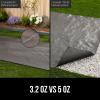 GORILLA GRIP 1.5 FT x 50 FT Powerful Weed Barrier Landscape Fabric, Durable Tear Resistant Blocker, Permeable UV Resistant Fabrics for Landscaping Outdoor Garden Bed, Ground Mulch, 3.2oz Woven
