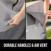 GORILLA GRIP Heavy Duty Waterproof Outdoor Chair Cover, 30 Inch, Adjustable Patio Furniture Covers for Winter, Keep Cushions Dry, Protects from Sun, Snow, Rain, Windproof, UV Coated, Small, 1 Pack